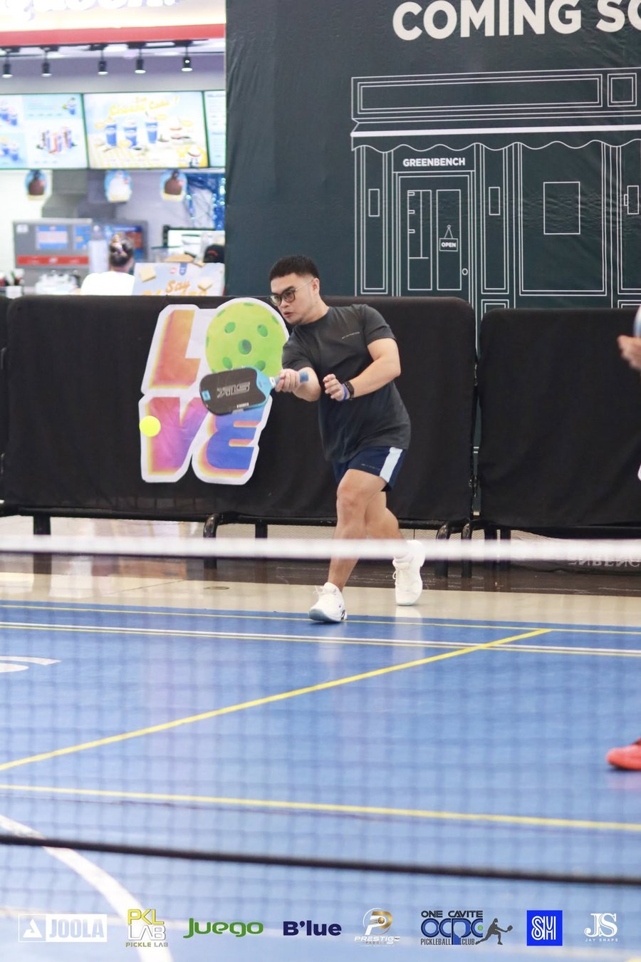 Jerome playing pickleball