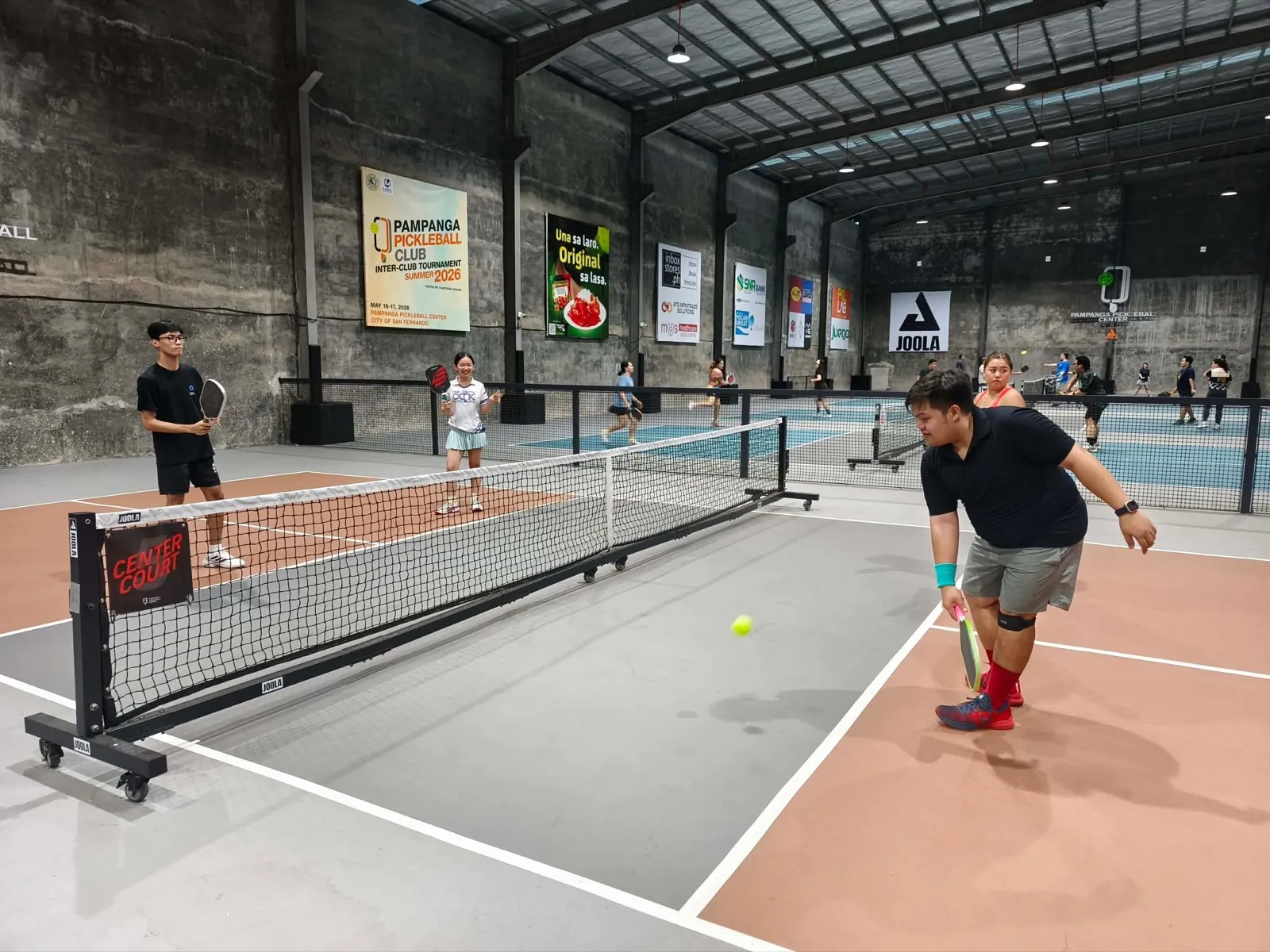 OCPC player in action at Pampanga Pickleball Center