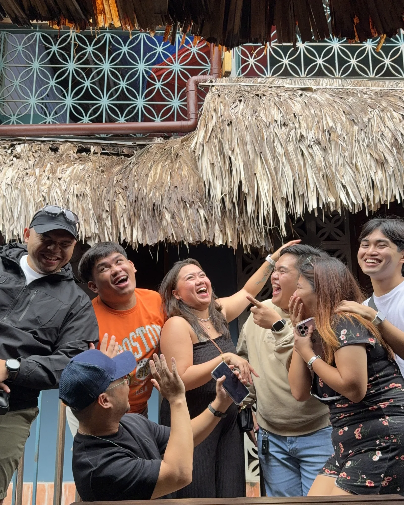 OCPC members laughing together candidly during the La Union trip